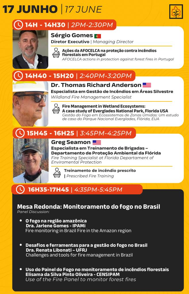 Programação de 17/06 - Tarde - 